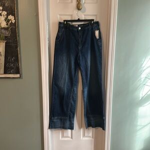 Wide leg jeans